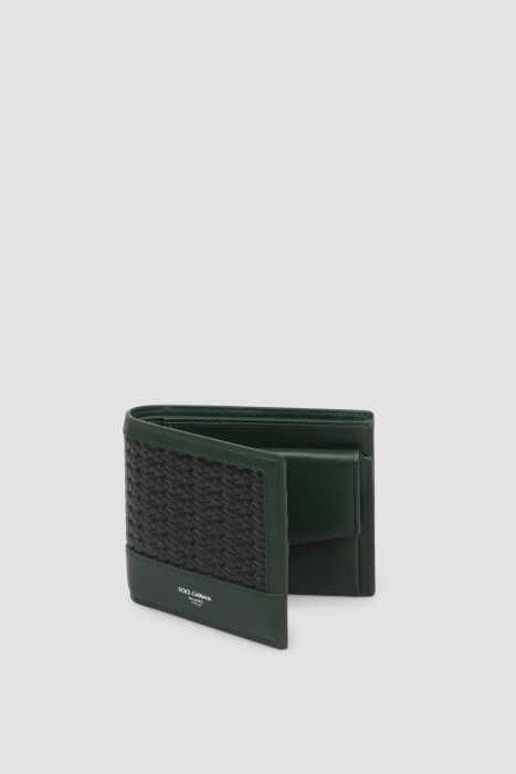 кошелек  модель из линейки slg signature от бренда dolce & gabbana вид слева
