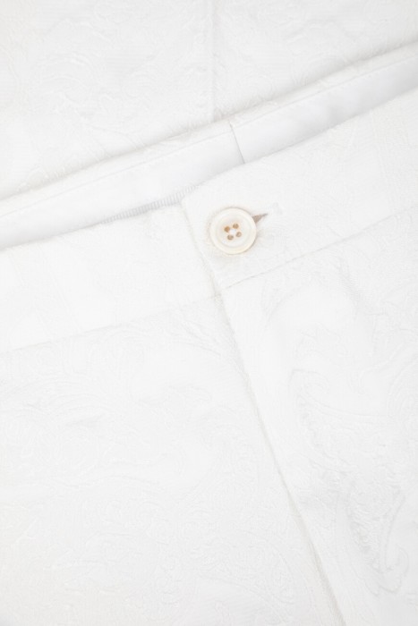 костюм  из фактурного жаккарда вид слева