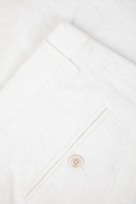 костюм  из фактурного жаккарда вид справа