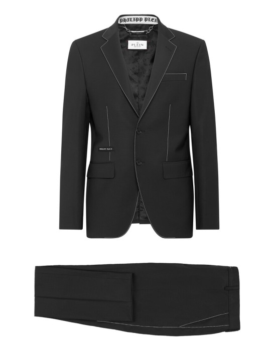 костюм классический  от бренда philipp plein вид слева