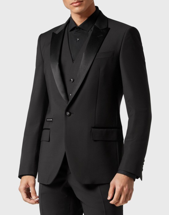 костюм классический  от бренда philipp plein вид слева