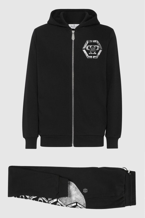 костюм спорт  из хлопка спереди