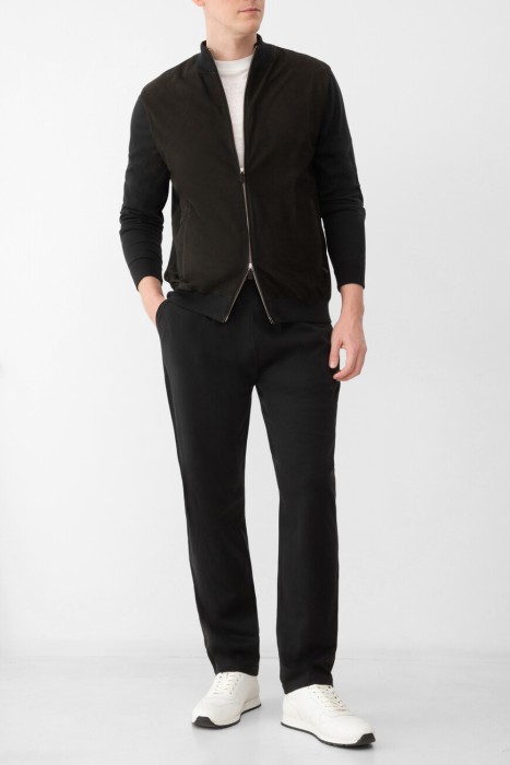 костюм спорт  из хлопка спереди