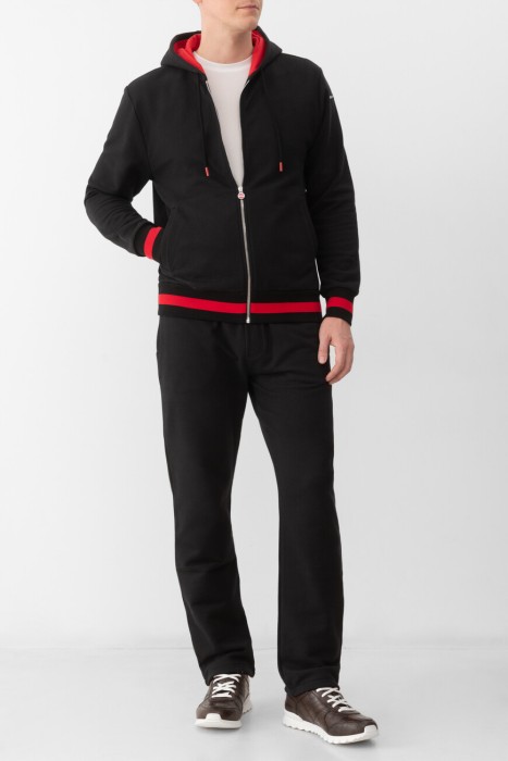 костюм спорт  из хлопка спереди