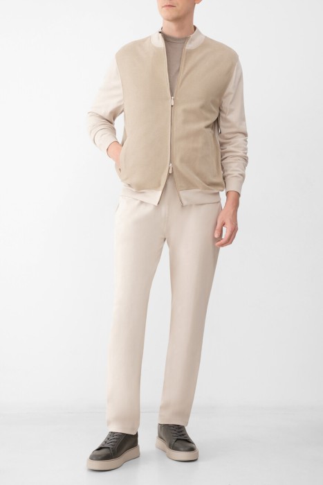 костюм спорт  из хлопка спереди