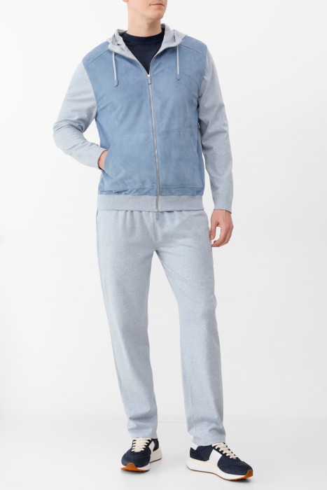 костюм спорт  из хлопка спереди