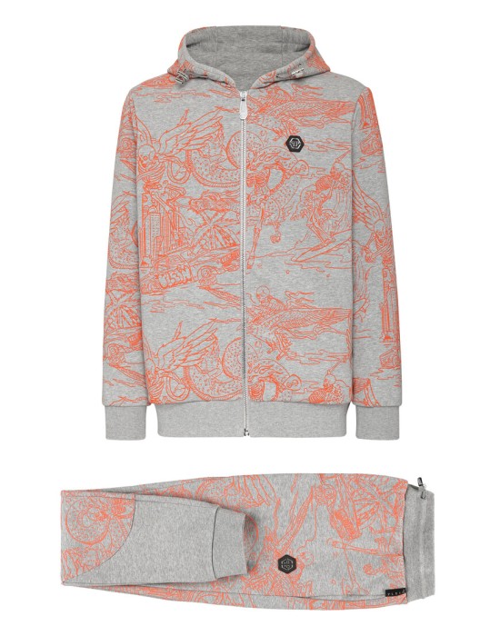 костюм спортивный  от бренда philipp plein вид слева