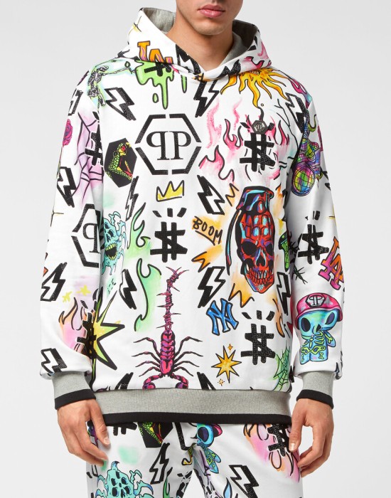 костюм спортивный  от бренда philipp plein вид слева