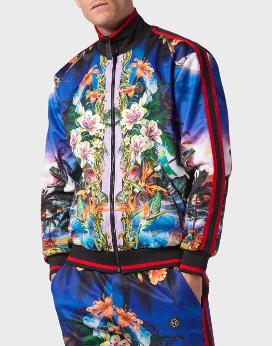 костюм спортивный от бренда philipp plein вид слева