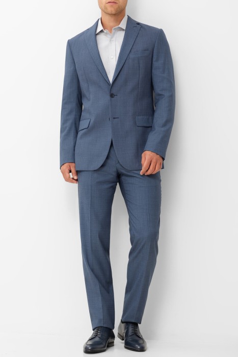 костюм  из шерсти спереди