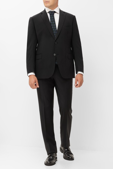 костюм  из шерсти спереди