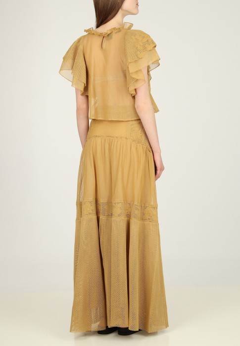 Товар желтого цвета с внутренней стороны