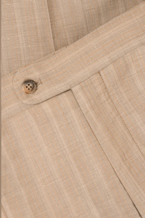 костюм  из льна спереди