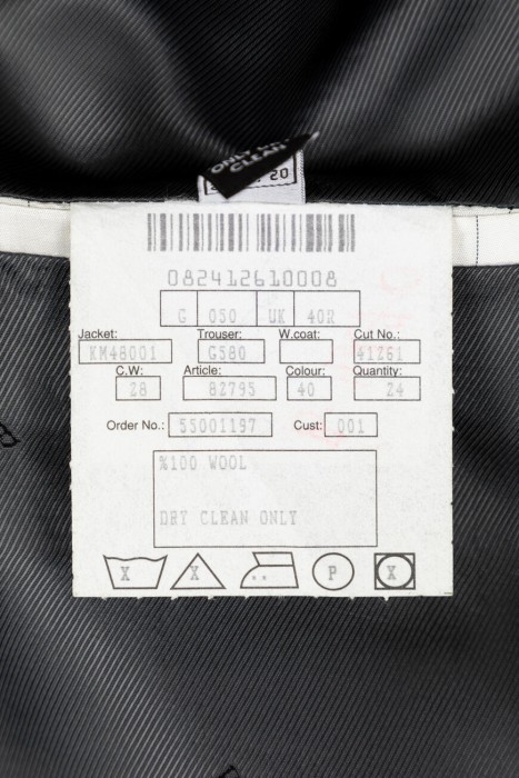 костюм  для взрослого возраста с изнаночной стороны