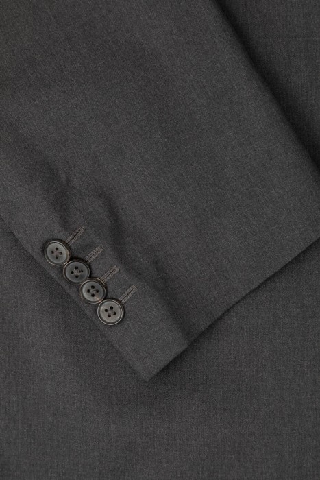 костюм  из шерсти спереди