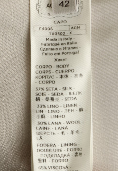 костюм  для взрослого возраста с изнаночной стороны