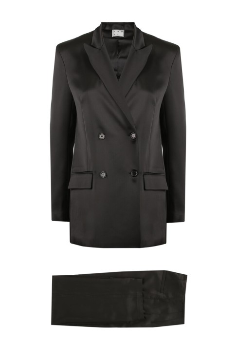 Товар с артикулом Bonnie Satin Jacket Clyde Satin Pants вид сзади