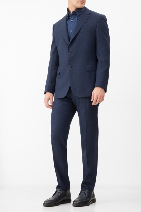 костюм  из хлопка спереди