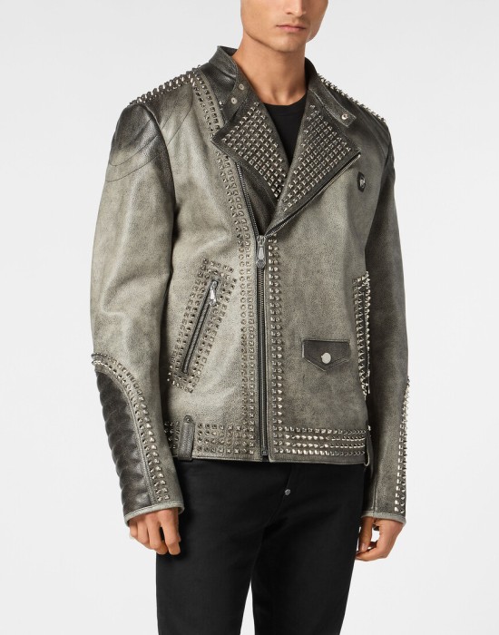 кожаная куртка  AADC-MLB1904-PLE010N_02 фотография