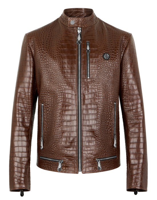 кожаная куртка  SAFC-MLB2035-PLE010N_04 фотография