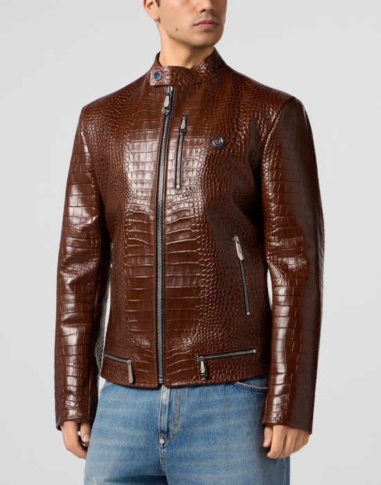 кожаная куртка  по цене 516550 руб вид справа