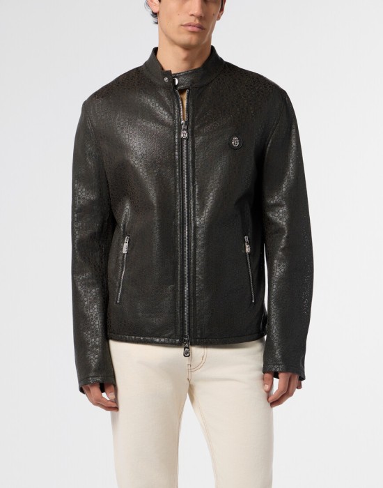 кожаная куртка  по цене 529820 руб вид справа