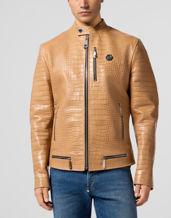 кожаная куртка  по цене 516550 руб вид справа