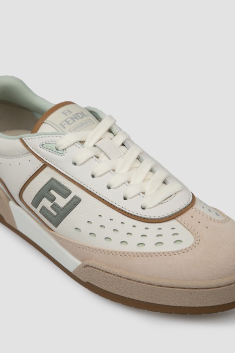 кроссовки  match из льна спереди