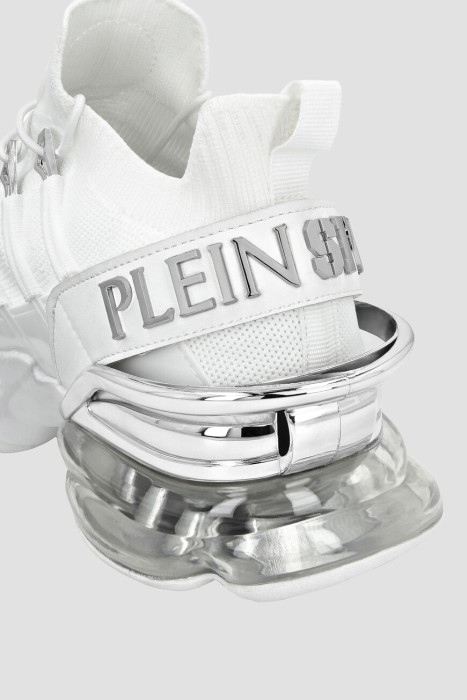 кроссовки  модель «атака тигра» gen. x.04 из кожи спереди