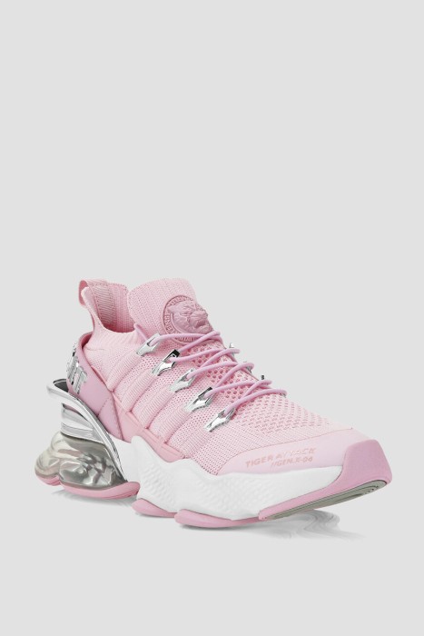 кроссовки  модель «атака тигра» gen. x.04 от бренда plein sport вид слева