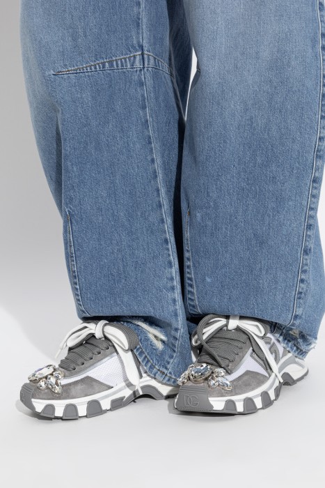 кроссовки  модель «проселочная дорога» (`country road`) от бренда dolce & gabbana вид слева