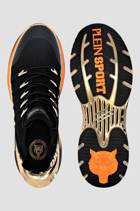 кроссовки  модель runner chrome surfer из кожи спереди