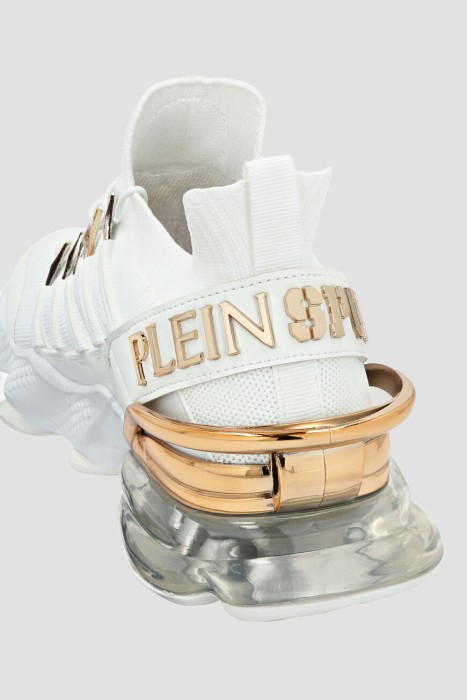 кроссовки  модель tiger attack gen. x.04 из льна спереди