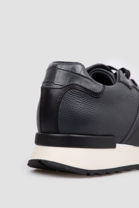 кроссовки  из льна спереди