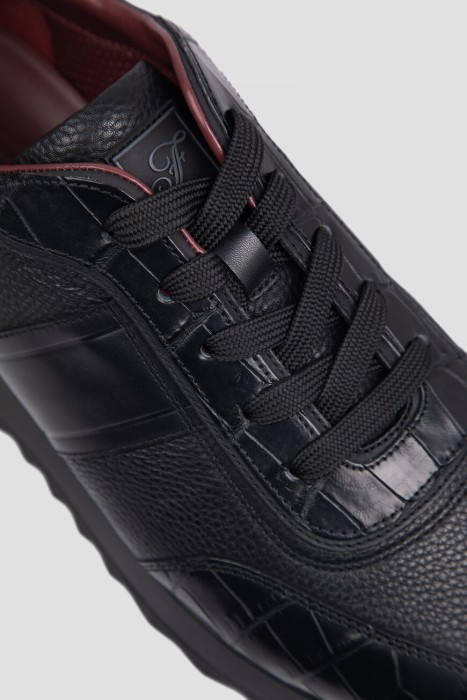 кроссовки  из льна спереди