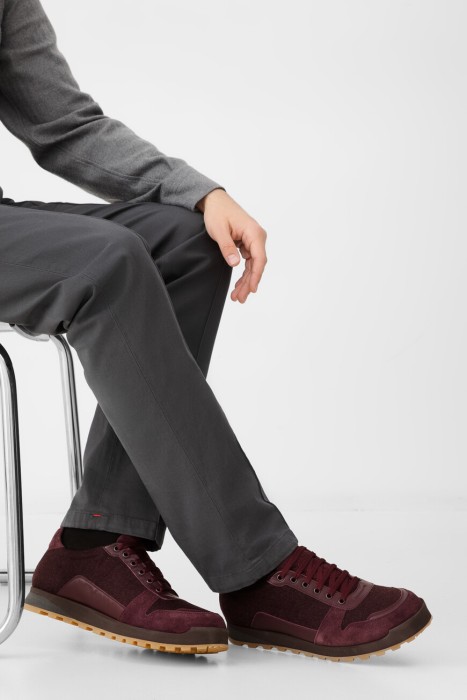 кроссовки  от бренда isaia вид слева