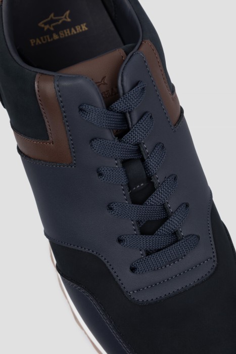 кроссовки  из льна спереди