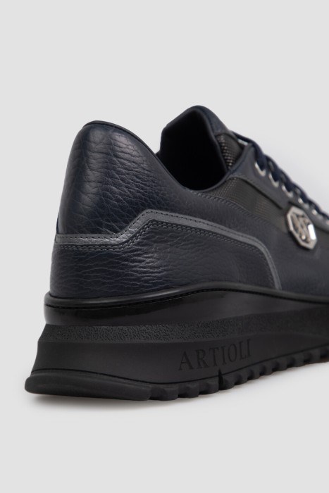 кроссовки  из льна спереди