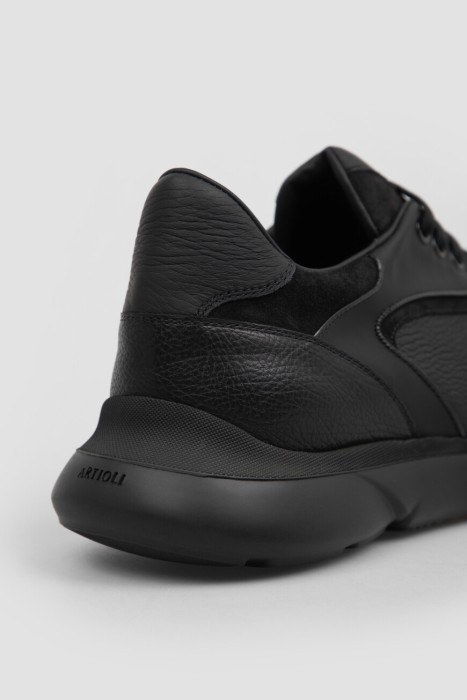 кроссовки  из льна спереди