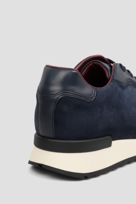 кроссовки  из льна спереди