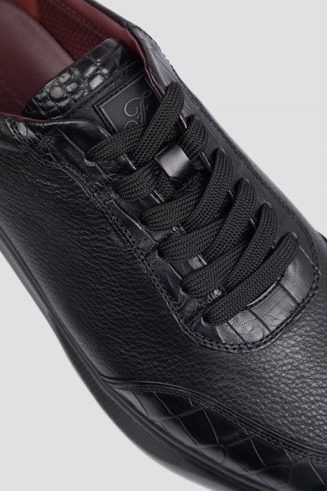 кроссовки  из льна спереди