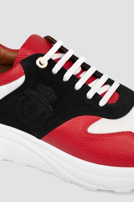 кроссовки  из льна спереди