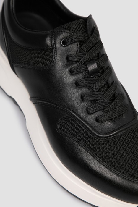 кроссовки  из кожи спереди