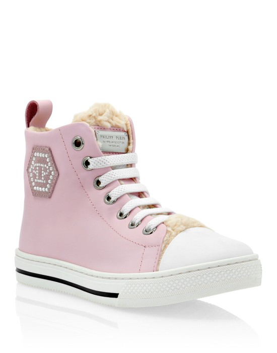 кроссовки  от бренда philipp plein вид слева