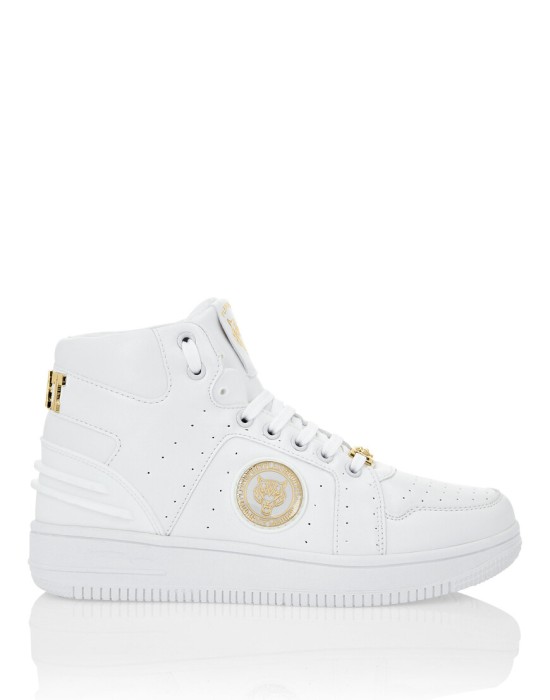 кроссовки  от бренда plein sport вид слева