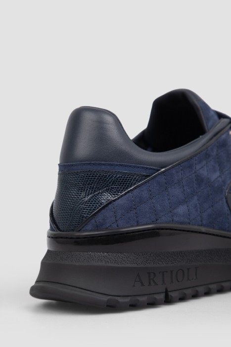 кроссовки  из кожи спереди