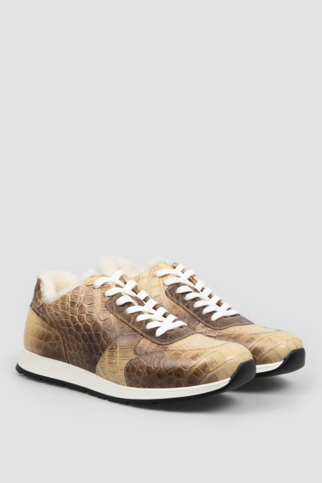 кроссовки  от бренда bardini вид слева