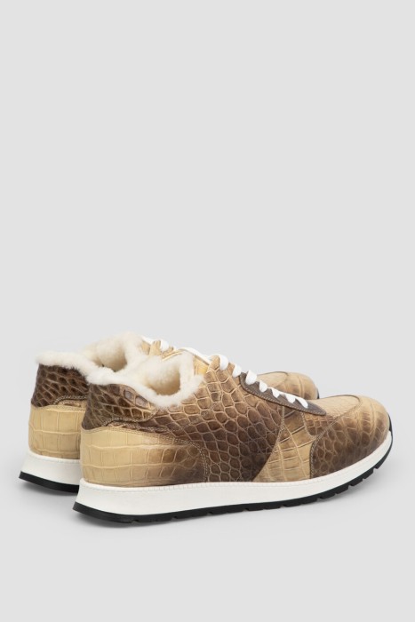 кроссовки  из италии вид сбоку