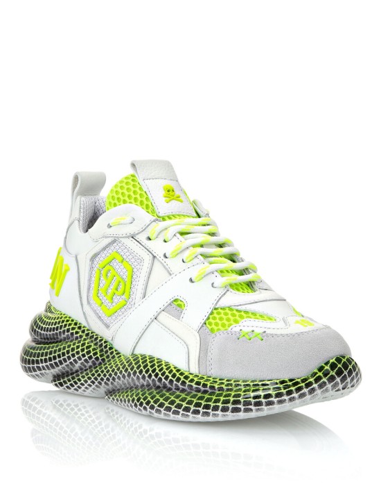 кроссовки  от бренда philipp plein вид слева