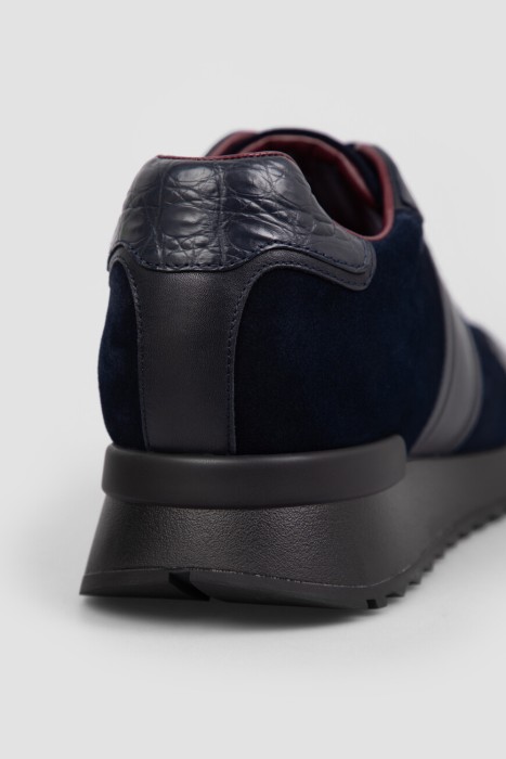 кроссовки  из кожи спереди